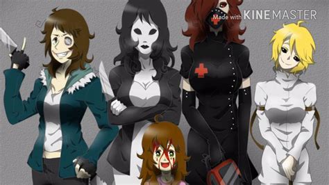 creepypasta characters|creepypasta characters girls.